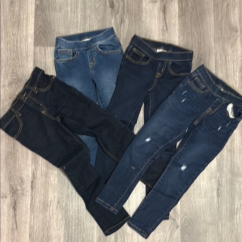 Women's Denim Jeans Set - Blue and Black
